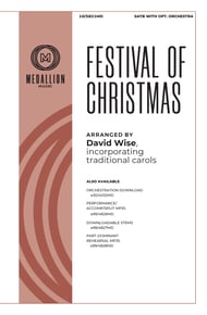 Festival of Christmas SATB choral sheet music cover Thumbnail